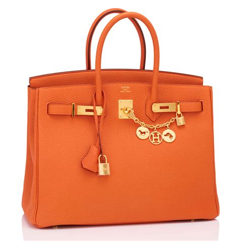 orange birkin bag